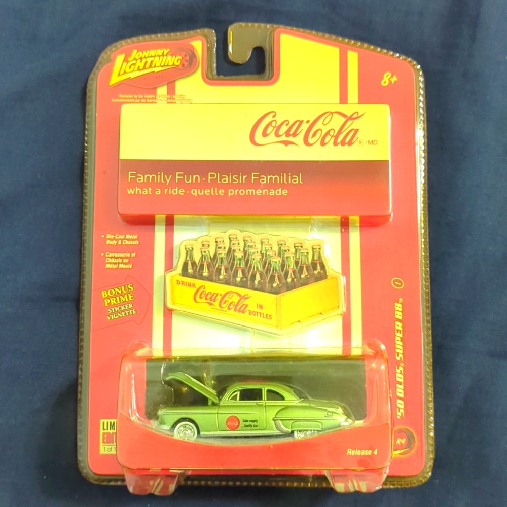Johnny lightning Coca-Cola diecast car